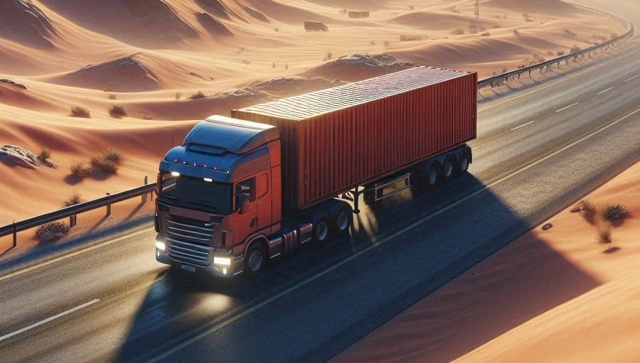 container truck saudi updates