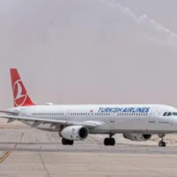 al ahsa airport turkish airlines water salute